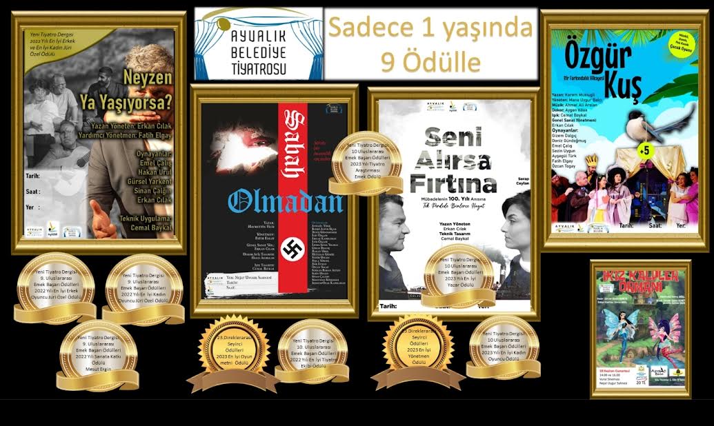 AYVALIK BELEDİYESİ ÖDÜLE DOYMUYOR