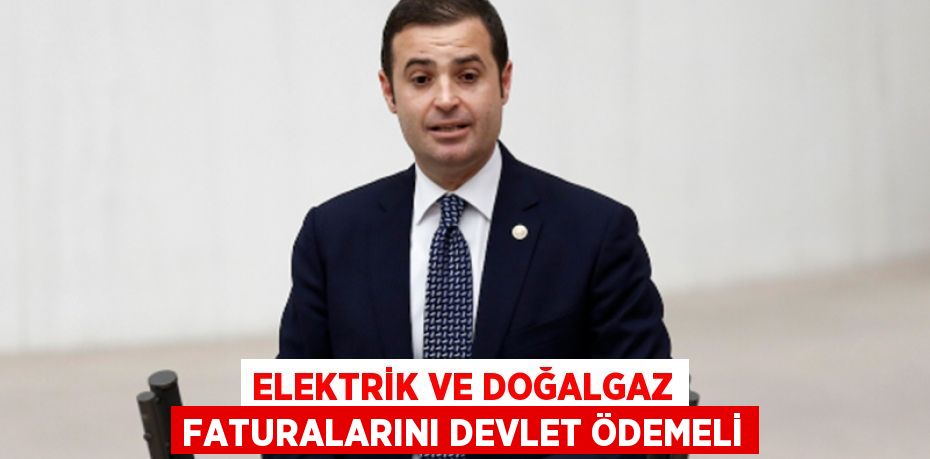 ELEKTRİK VE DOĞALGAZ FATURALARINI DEVLET ÖDEMELİ