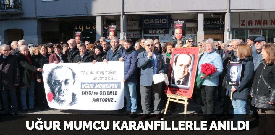 UĞUR MUMCU KARANFİLLERLE ANILDI