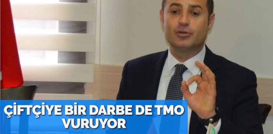 ÇİFTÇİYE BİR DARBE DE TMO VURUYOR