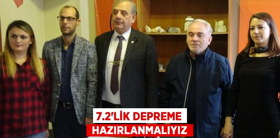 7.2'LİK DEPREME  HAZIRLANMALIYIZ