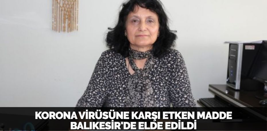 KORONA VİRÜSÜNE KARŞI ETKEN MADDE BALIKESİR'DE ELDE EDİLDİ