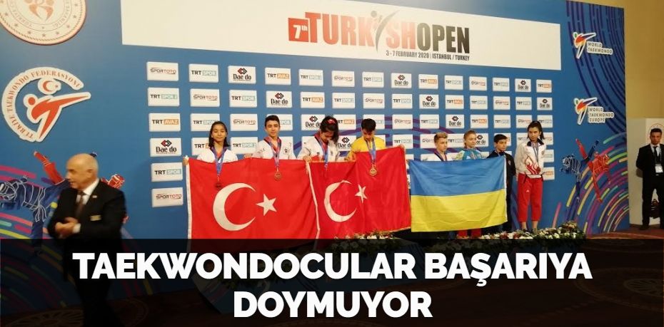 TAEKWONDOCULAR BAŞARIYA DOYMUYOR