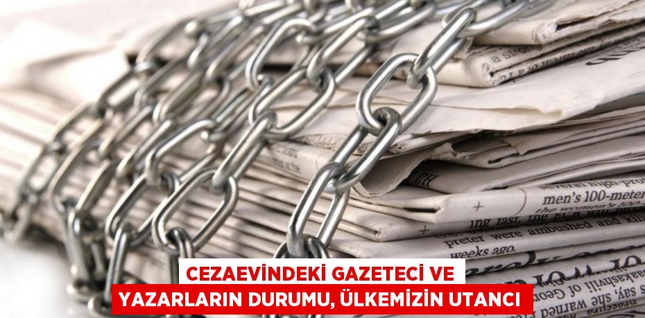 Cezaevindeki gazeteci ve yazarların durumu, ülkemizin utancı