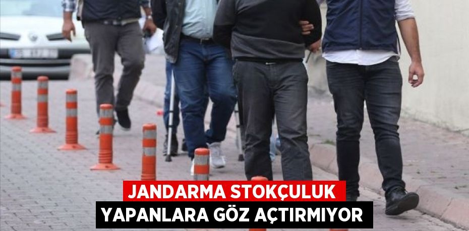 Jandarma stokçuluk yapanlara göz açtırmıyor