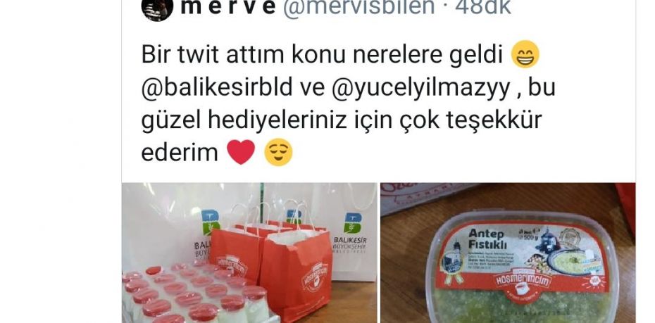 ÖĞRENCİYE TATLI JEST