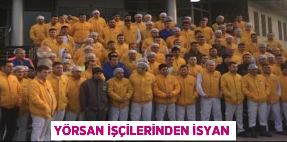 YÖRSAN İŞÇİLERİNDEN İSYAN