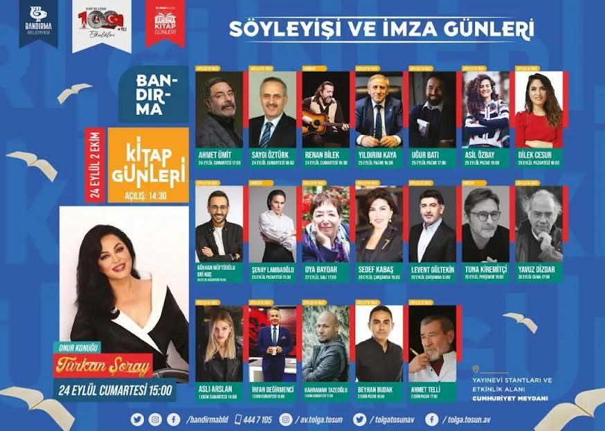 BANDIRMA KİTAP GÜNLERİ ONUR KONUĞU TÜRKAN ŞORAY