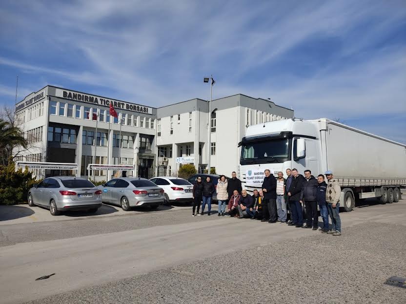 BANDIRMA TİCARET BORSASI TIRI YOLA ÇIKTI