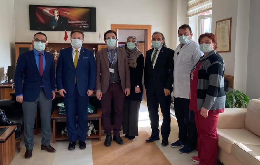 BAŞKAN ORKAN’DAN SAĞLIK ÇALIŞANLARINA ZİYARET