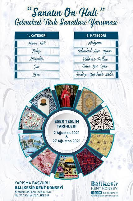 ''Sanatın On Hali'' Geleneksel Türk Sanatları Yarışması