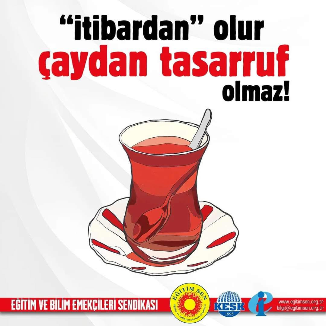 ÖĞRETMENİN ÇAYINA GÖZ KOYDULAR