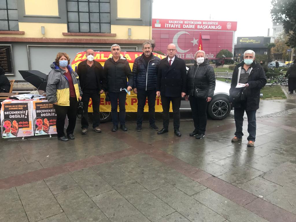 EMEP’TEN ZAMLARA HAYIR ETKİNLİĞİ
