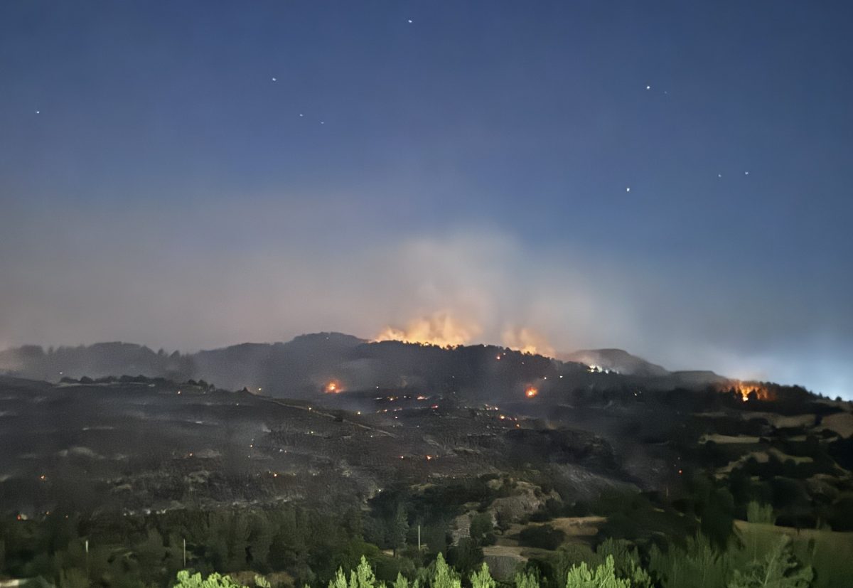 Dursunbey’deki yangının ilerlemesi durduruldu! Kontrol altına alma çalışmaları devam ediyor!