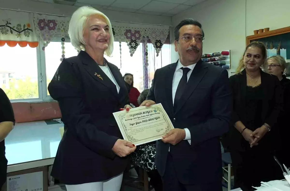 Balıkesir'de kadın hayırsevere Kaymakam teşekkürü