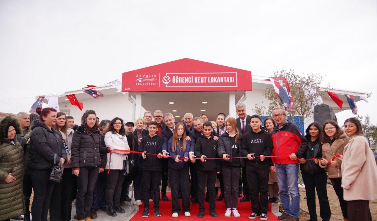 AYVALIK BELEDİYESİ 2. ÖĞRENCİ LOKANTASINI HİZMETE AÇTI