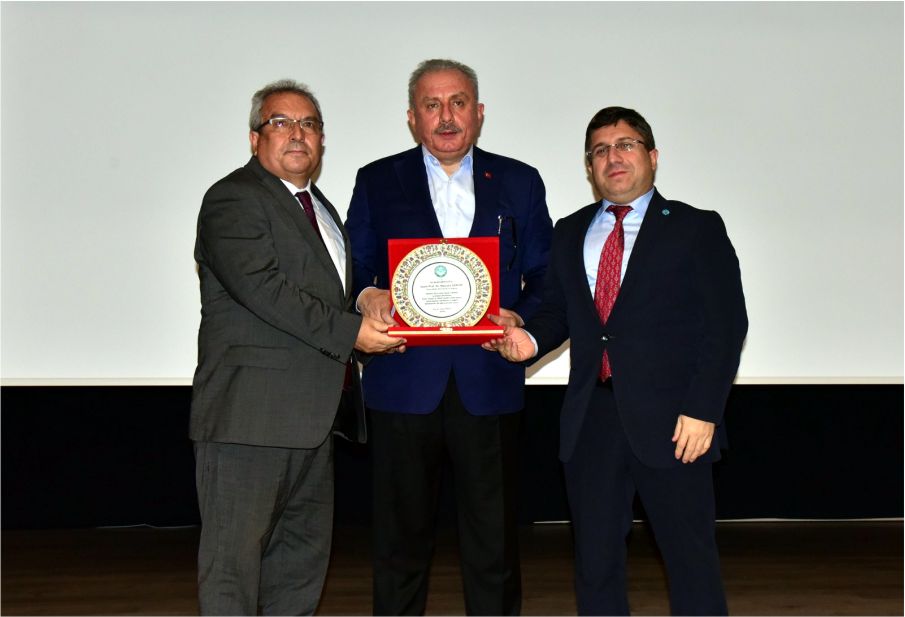 TBMM eski Başkanı Şentop BAÜN’de konferans verdi